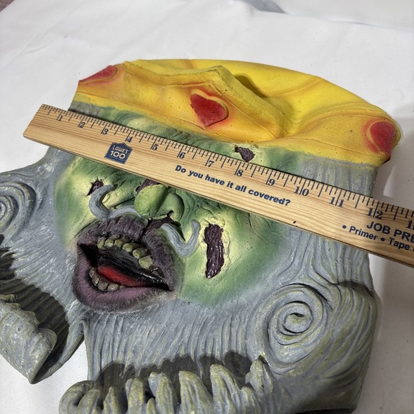 Rubies 1996 Halloween Mask Rare‎ Horror Cards Zombie King /Queen of Hearts Latex - Picture 9 of 11